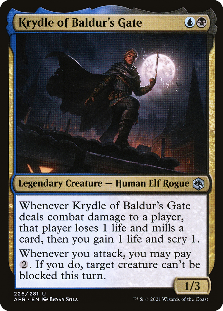 Krydle of Baldur's Gate (AFR-226) [Adventures in the Forgotten Realms] MTG Single Wizards of the Coast