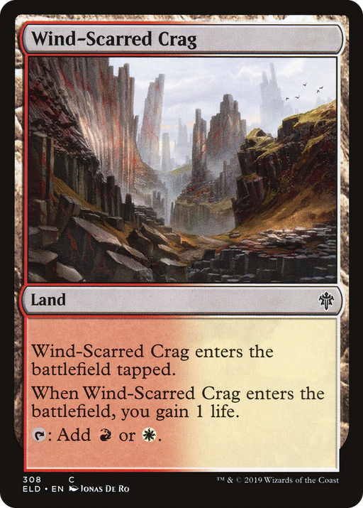 Wind-Scarred Crag (ELD-308) [Throne of Eldraine] MTG Single Wizards of the Coast