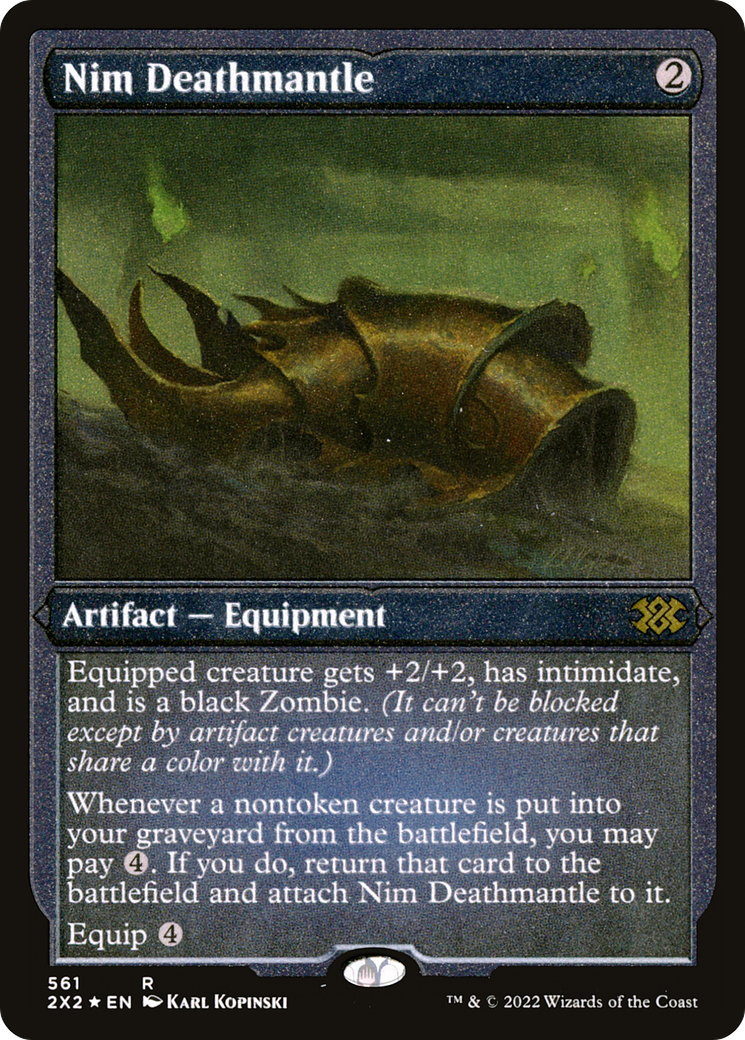 Nim Deathmantle (Foil Etched) (2X2-561) [Double Masters 2022] Foil MTG Single Wizards of the Coast
