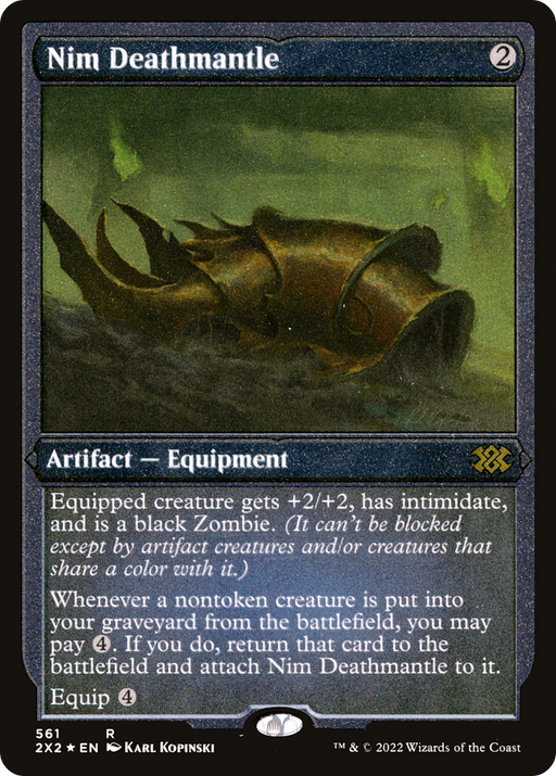 Nim Deathmantle (Foil Etched) (2X2-561) [Double Masters 2022] Foil MTG Single Wizards of the Coast