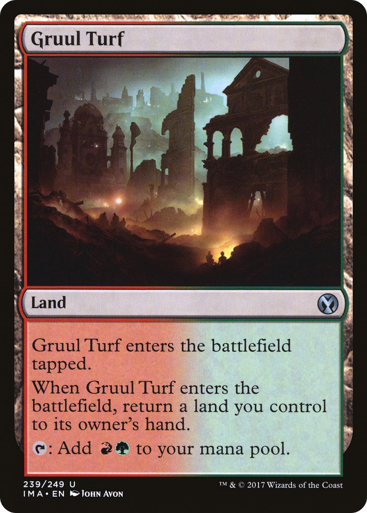 Gruul Turf (IMA-239) [Iconic Masters] Foil MTG Single Wizards of the Coast