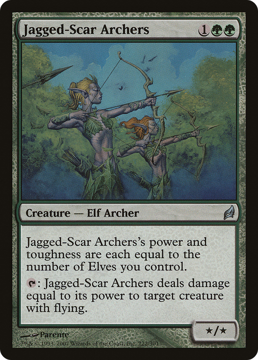Jagged-Scar Archers (LRW-222) [Lorwyn] MTG Single Wizards of the Coast
