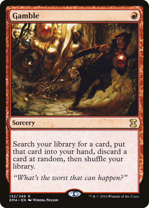 Gamble (EMA-132) [Eternal Masters] MTG Single Wizards of the Coast