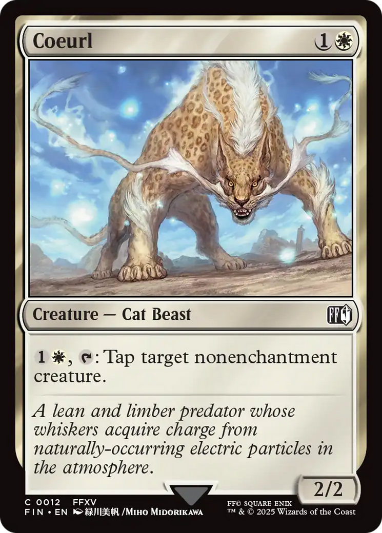 Coeurl (FIN-012) [FINAL FANTASY] Foil MTG Single Wizards of the Coast