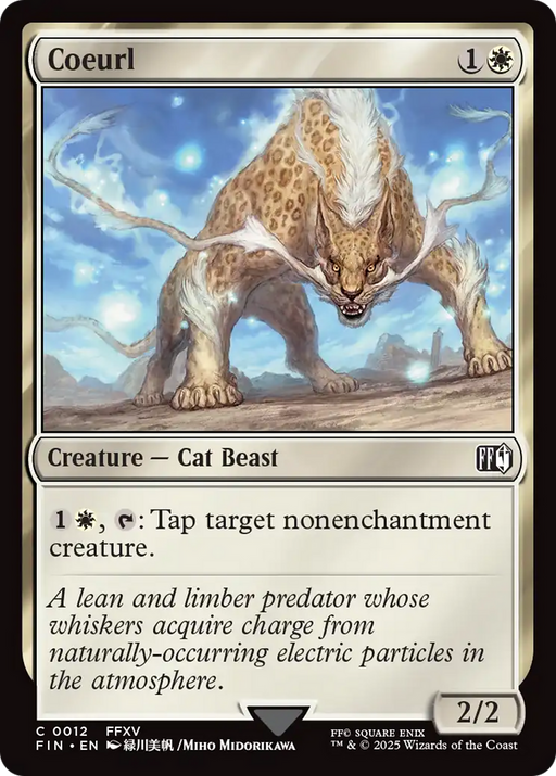 Coeurl (FIN-012) [FINAL FANTASY] Foil MTG Single Wizards of the Coast