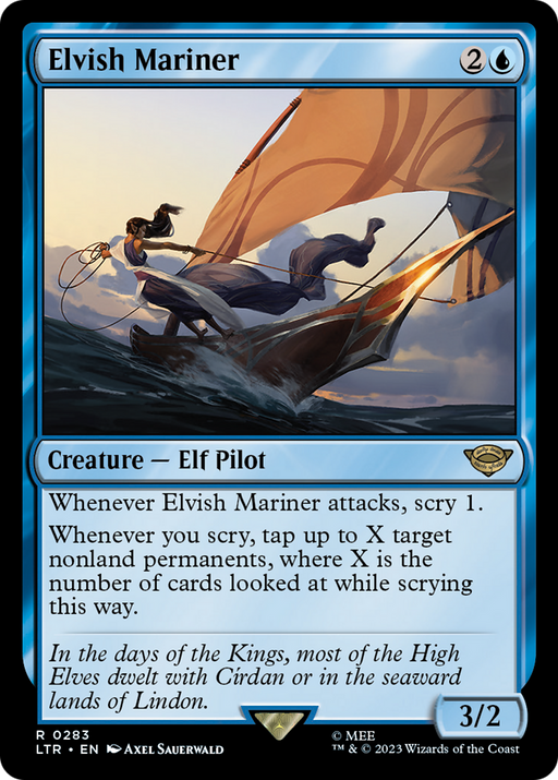 Elvish Mariner (LTR-283) [The Lord of the Rings: Tales of Middle-earth] MTG Single Wizards of the Coast