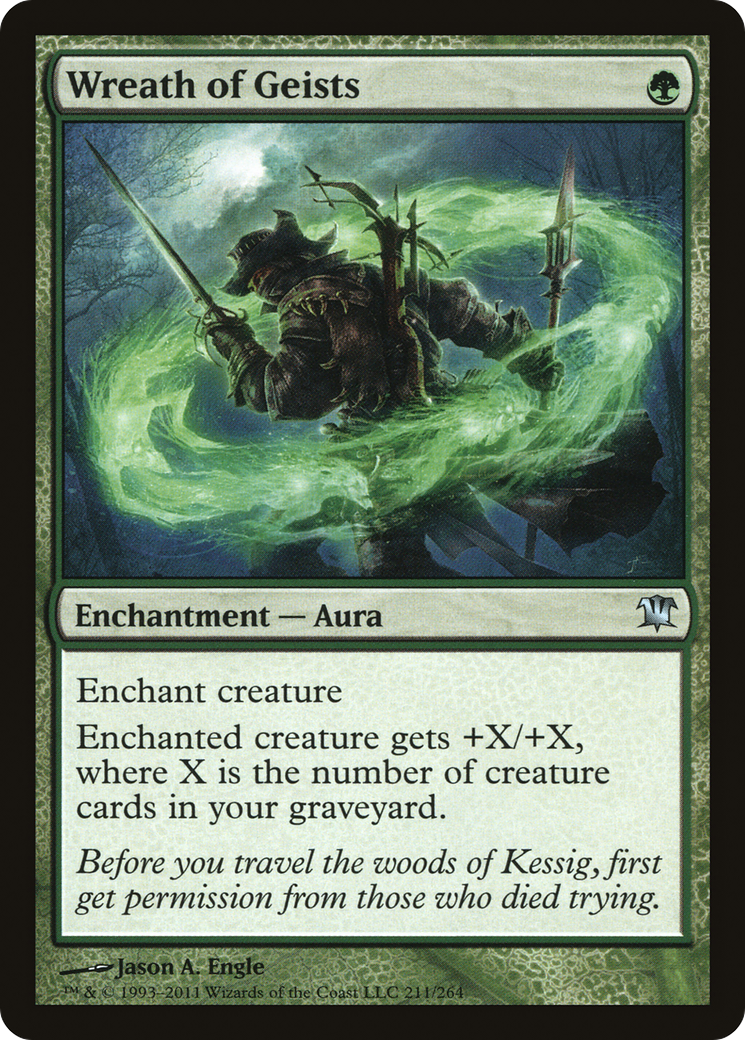 Wreath of Geists (ISD-211) [Innistrad] MTG Single Wizards of the Coast