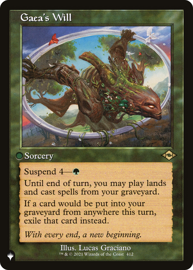 Gaea's Will (LIST-412/303) [Mystery Booster] The List MTG Single Wizards of the Coast