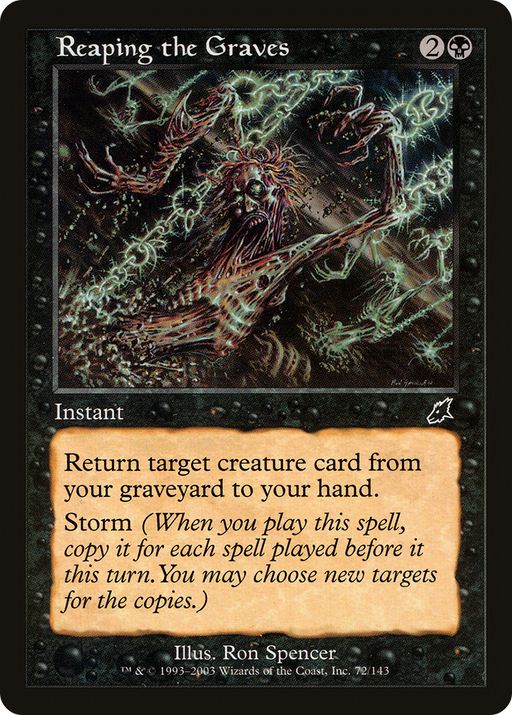 Reaping the Graves (SCG-072) [Scourge] MTG Single Wizards of the Coast