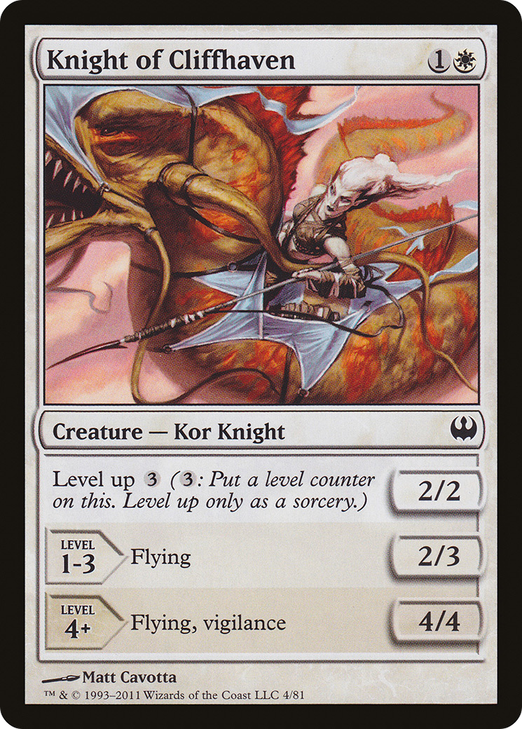 Knight of Cliffhaven (DDG-004) [Misc] Duel Decks: Knights vs. Dragons MTG Single Wizards of the Coast