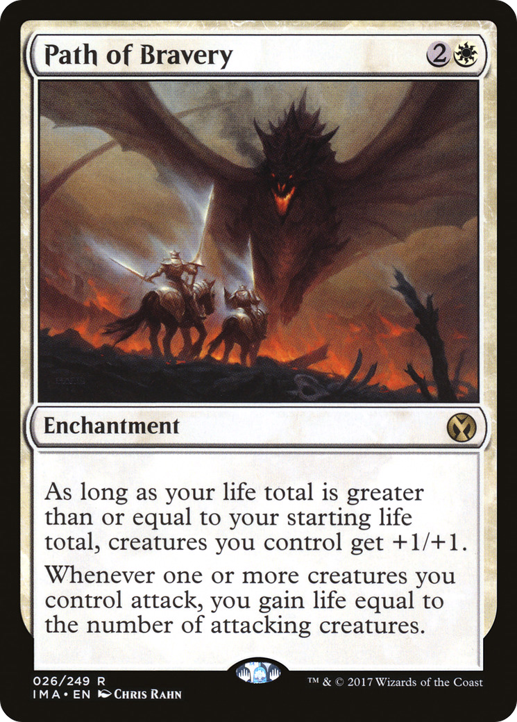 Path of Bravery (IMA-026) [Iconic Masters] MTG Single Wizards of the Coast