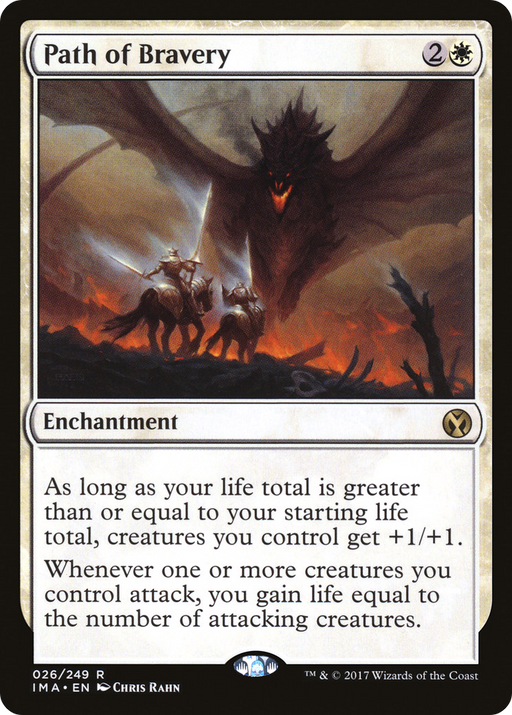 Path of Bravery (IMA-026) [Iconic Masters] MTG Single Wizards of the Coast