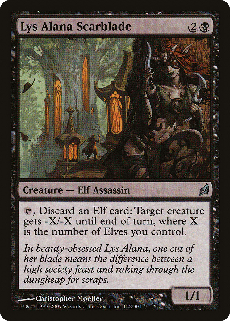 Lys Alana Scarblade (LRW-122) [Lorwyn] MTG Single Wizards of the Coast