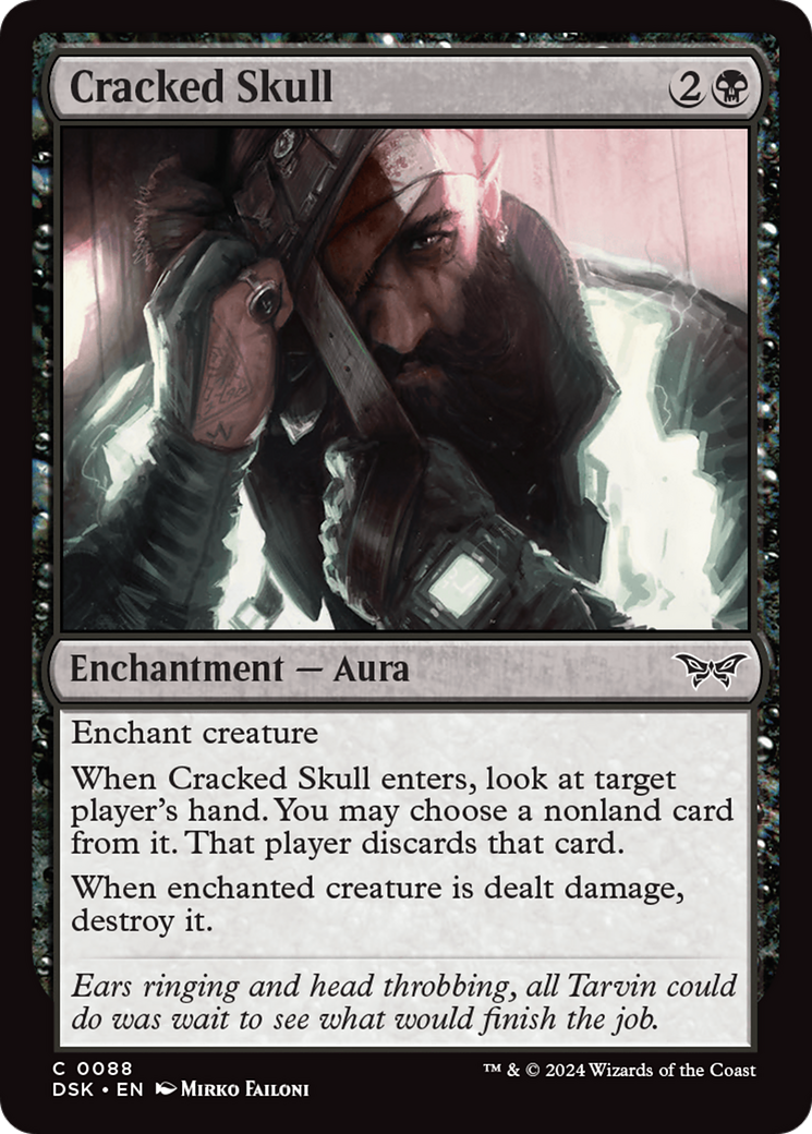 Cracked Skull (DSK-088) [Duskmourn: House of Horror] Foil MTG Single Wizards of the Coast
