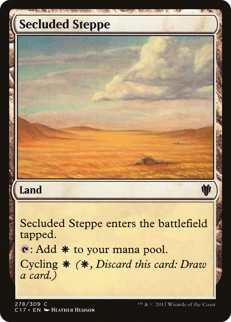 Secluded Steppe (C17-278) [Commander 2017] MTG Single Wizards of the Coast