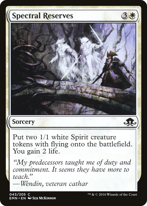 Spectral Reserves (EMN-043) [Eldritch Moon] MTG Single Wizards of the Coast