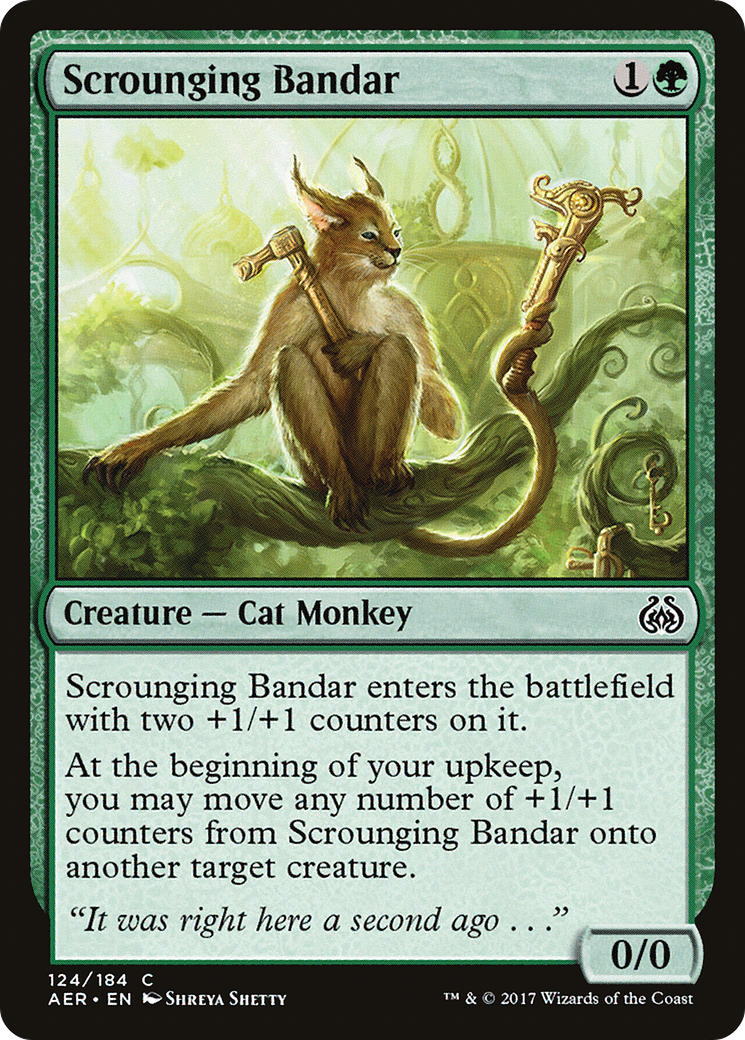 Scrounging Bandar (AER-124) [Aether Revolt] MTG Single Wizards of the Coast