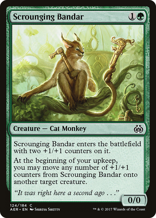 Scrounging Bandar (AER-124) [Aether Revolt] Foil MTG Single Wizards of the Coast