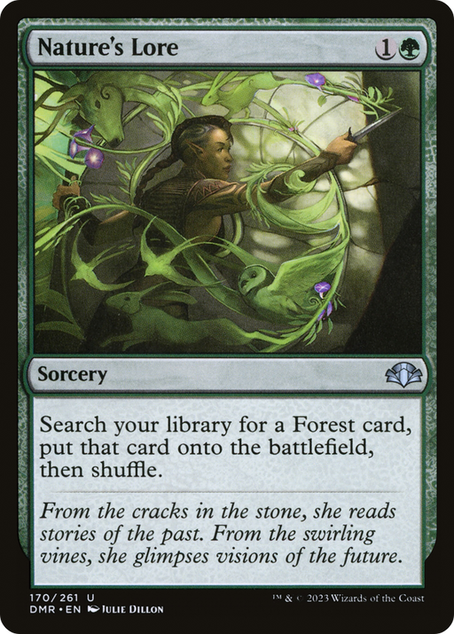 Nature's Lore (DMR-170) [Dominaria Remastered] MTG Single Wizards of the Coast