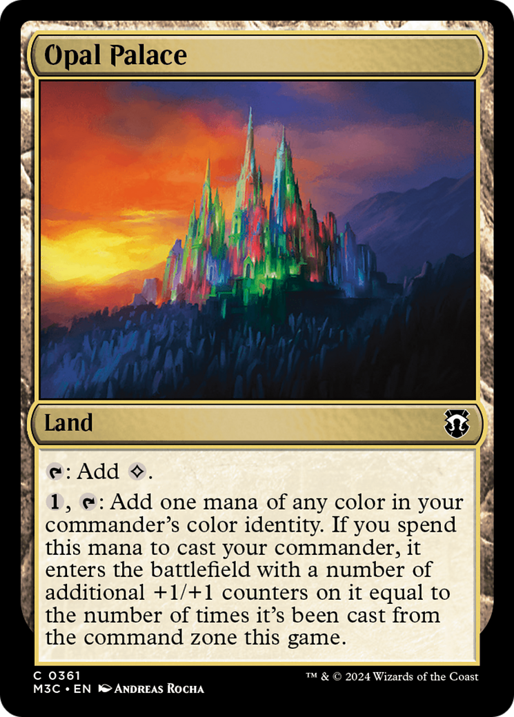 Opal Palace (M3C-361) [Modern Horizons 3 Commander] MTG Single Wizards of the Coast