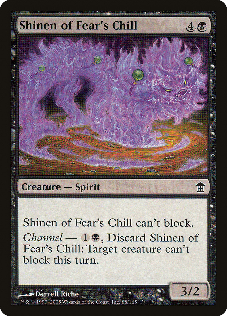 Shinen of Fear's Chill (SOK-088) [Saviors of Kamigawa] MTG Single Wizards of the Coast