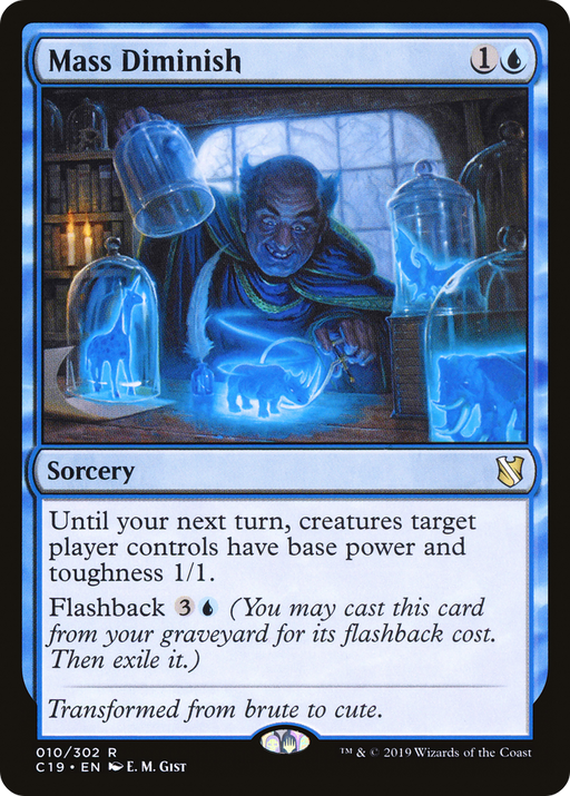 Mass Diminish (C19-010) [Commander 2019] MTG Single Wizards of the Coast