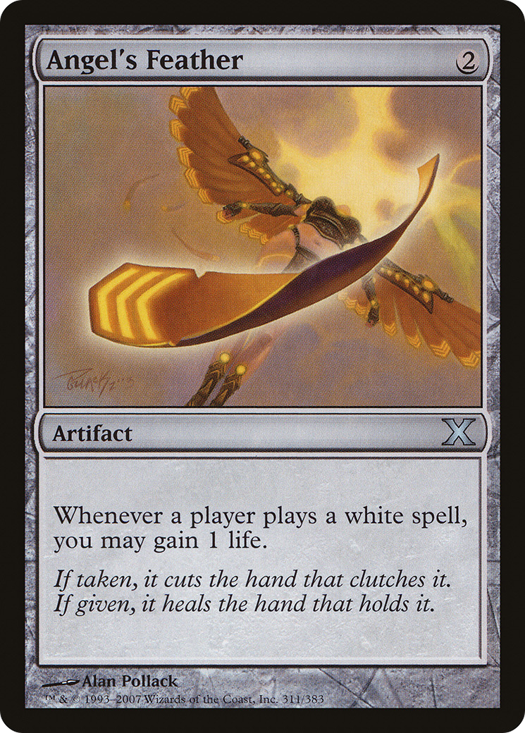 Angel's Feather (10E-311) [Tenth Edition] Foil MTG Single Wizards of the Coast