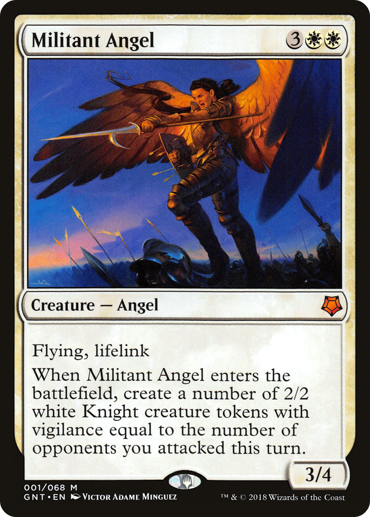 Militant Angel (GNT-001) [Misc] Game Night MTG Single Wizards of the Coast