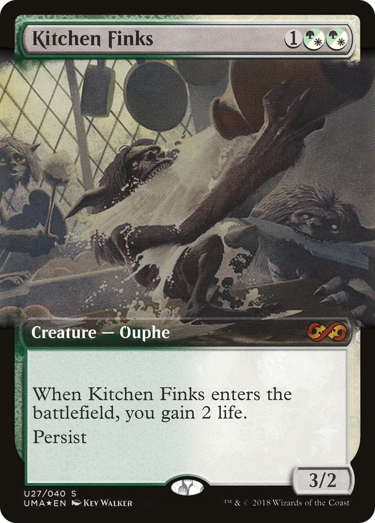 Kitchen Finks (UMA:BT-U27) [Ultimate Box Topper] (Extended Art) Foil MTG Single Wizards of the Coast