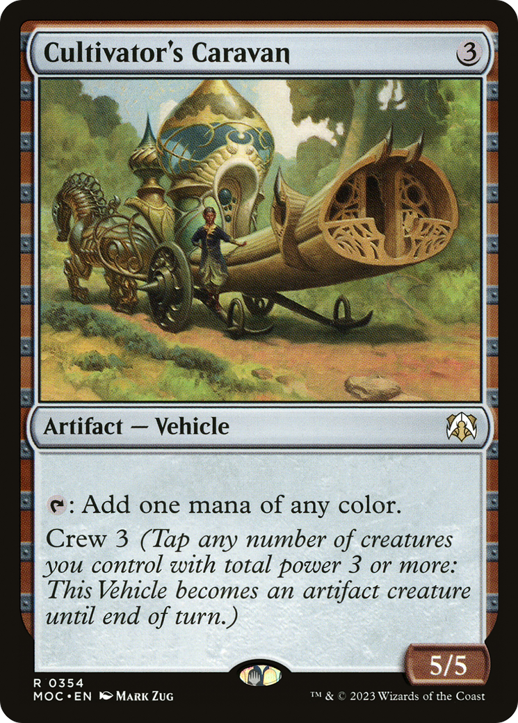Cultivator's Caravan (MOC-354) [March of the Machine Commander] MTG Single Wizards of the Coast