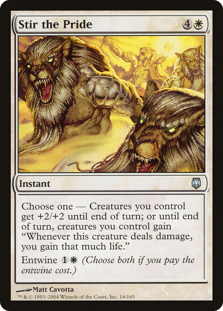 Stir the Pride (DST-016) [Darksteel] Foil MTG Single Wizards of the Coast
