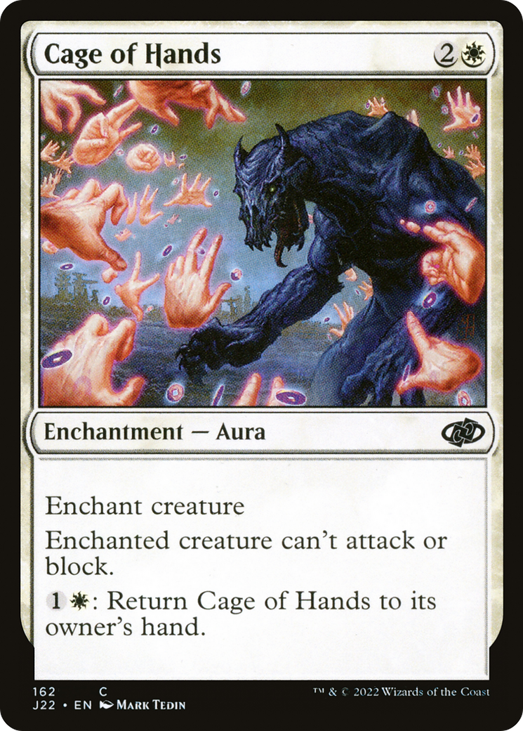 Cage of Hands (J22-162) [Jumpstart 2022] MTG Single Wizards of the Coast