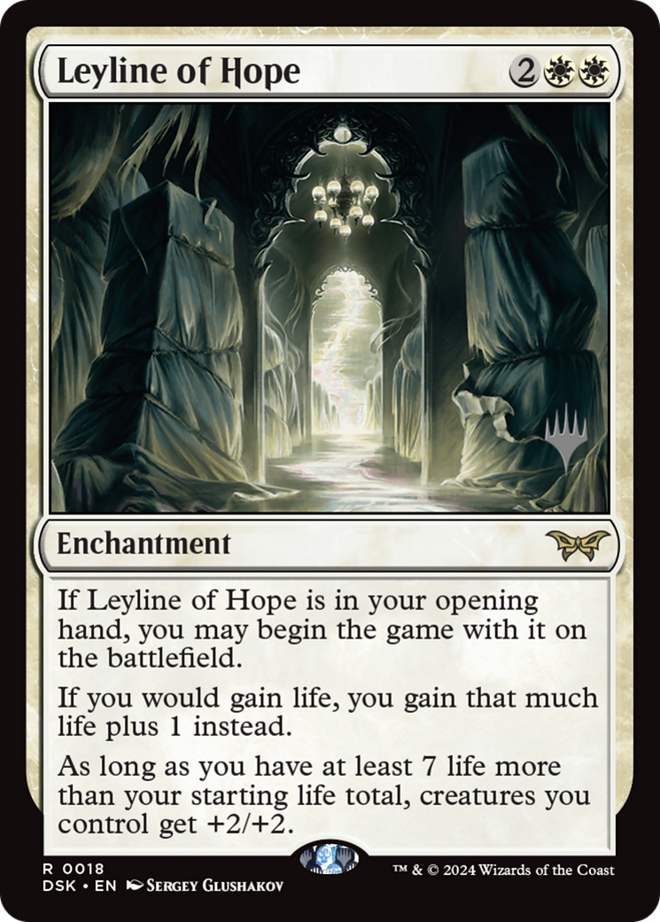 Leyline of Hope (PPDSK-018) [Duskmourn: House of Horror Promos] MTG Single Wizards of the Coast