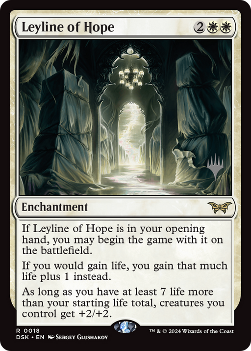 Leyline of Hope (PPDSK-018) [Duskmourn: House of Horror Promos] MTG Single Wizards of the Coast