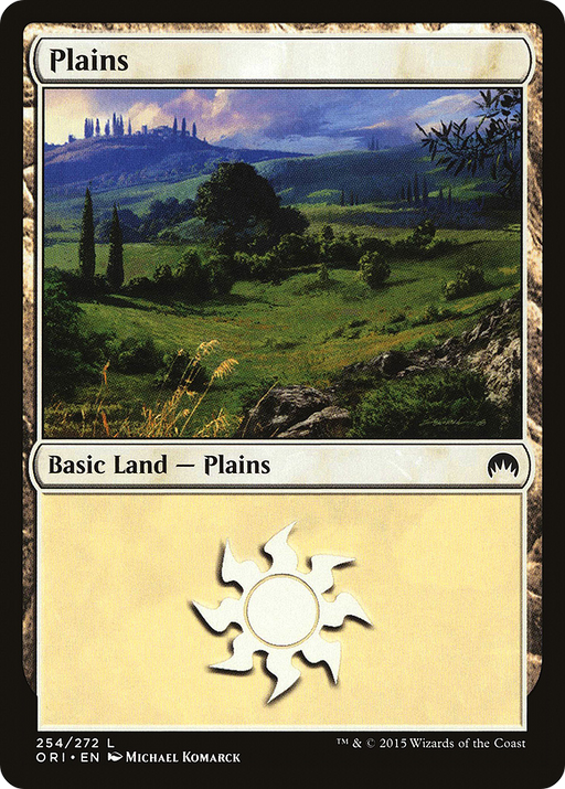 Plains (ORI-254) [Magic Origins] MTG Single Wizards of the Coast