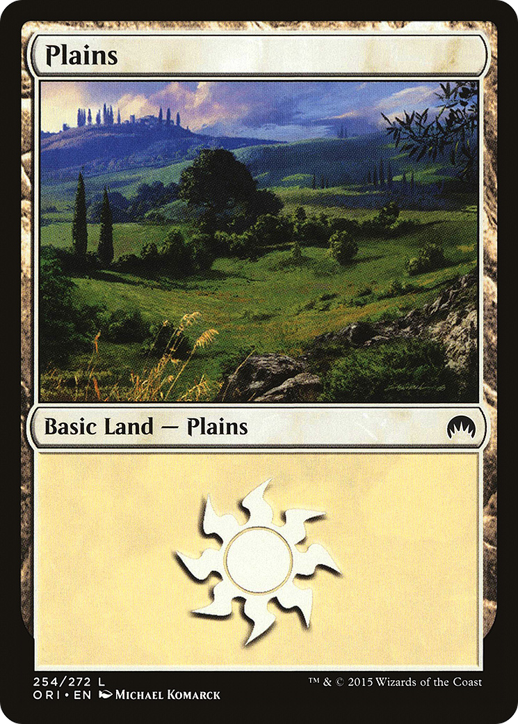 Plains (ORI-254) [Magic Origins] Foil MTG Single Wizards of the Coast