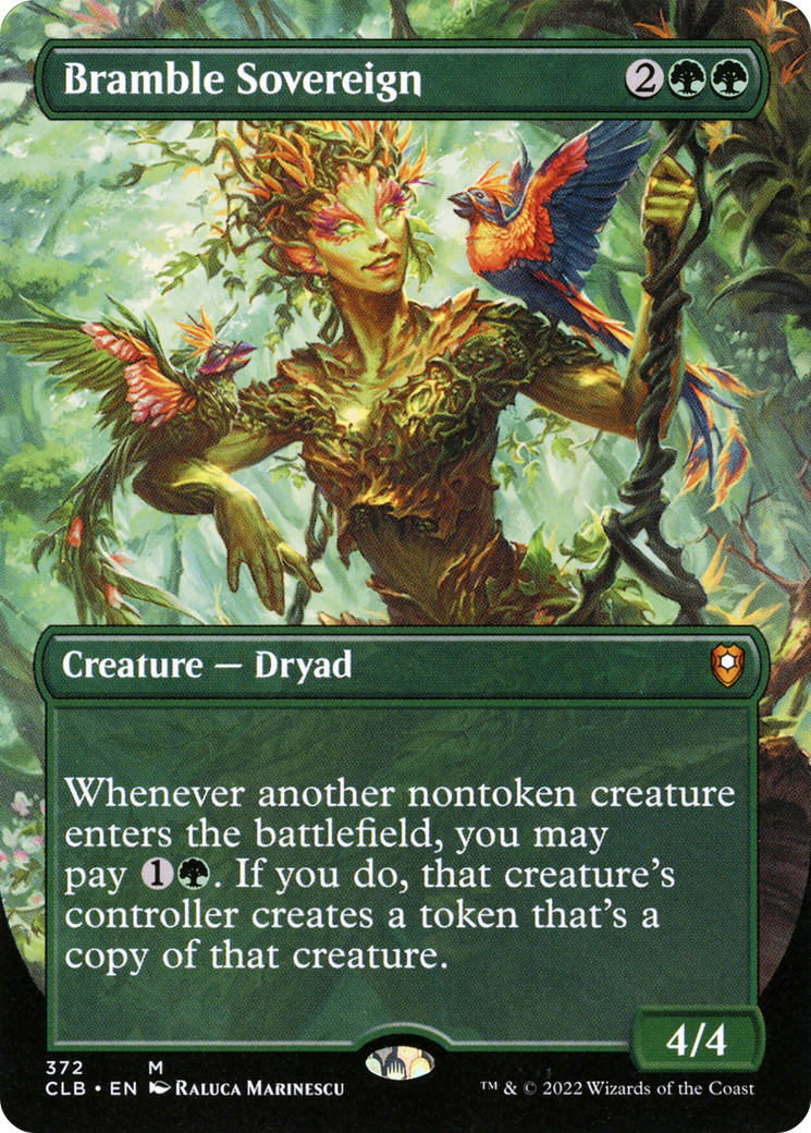 Bramble Sovereign (CLB-372) [Commander Legends: Battle for Baldur's Gate] (Borderless) Foil MTG Single Wizards of the Coast