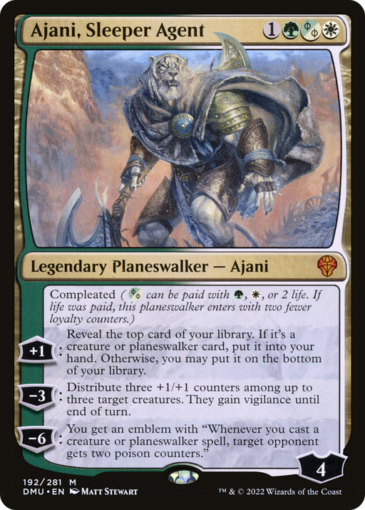 Ajani, Sleeper Agent (DMU-192) [Dominaria United] MTG Single Wizards of the Coast