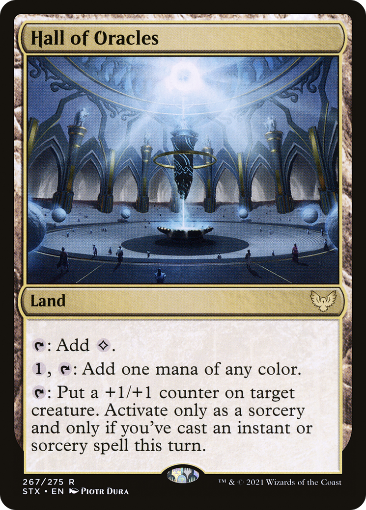 Hall of Oracles (STX-267) [Strixhaven: School of Mages] MTG Single Wizards of the Coast