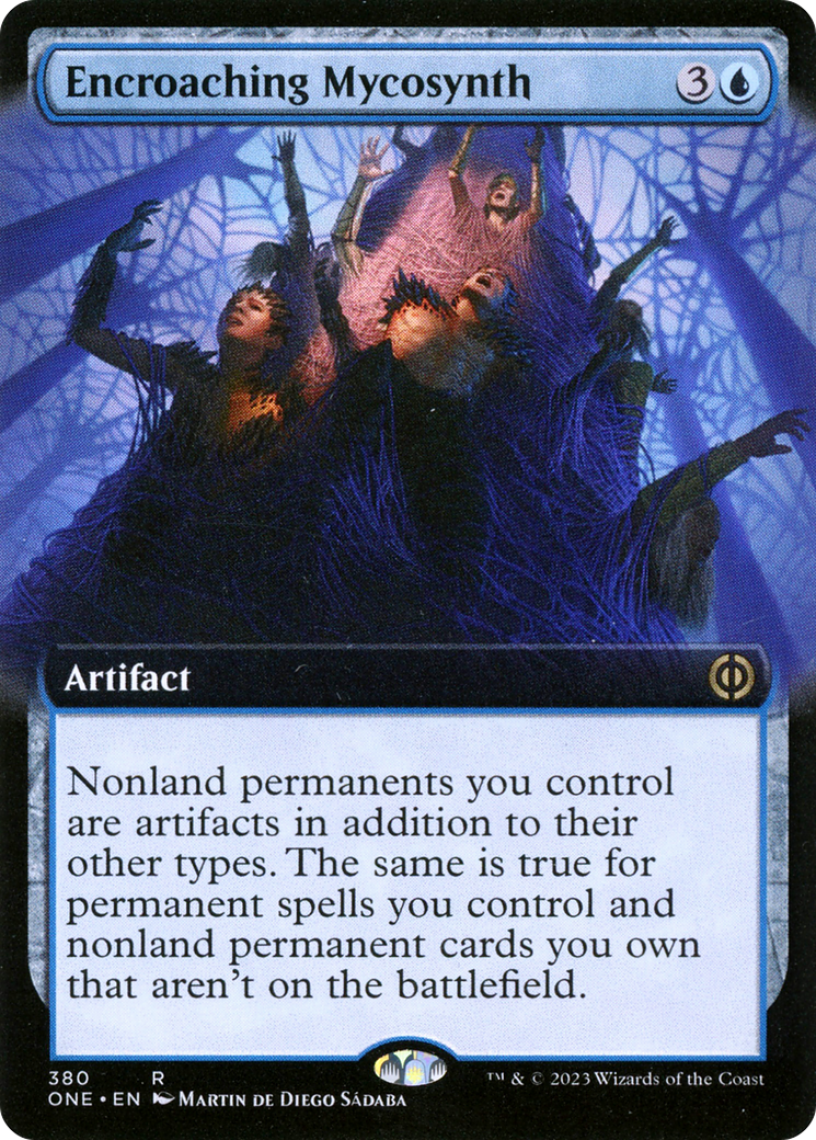 Encroaching Mycosynth (ONE-380) [Phyrexia: All Will Be One] (Extended Art) MTG Single Wizards of the Coast