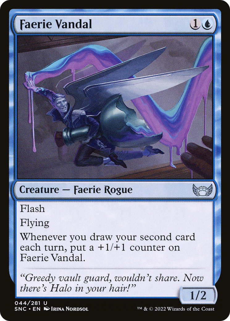 Faerie Vandal (SNC-044) [Streets of New Capenna] MTG Single Wizards of the Coast
