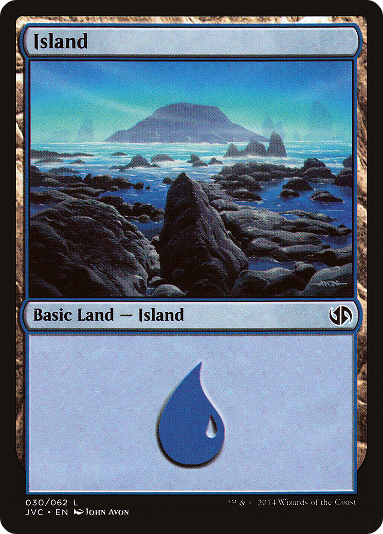 Island (DD3-030) [Misc] Duel Decks Anthology: Jace vs. Chandra MTG Single Wizards of the Coast