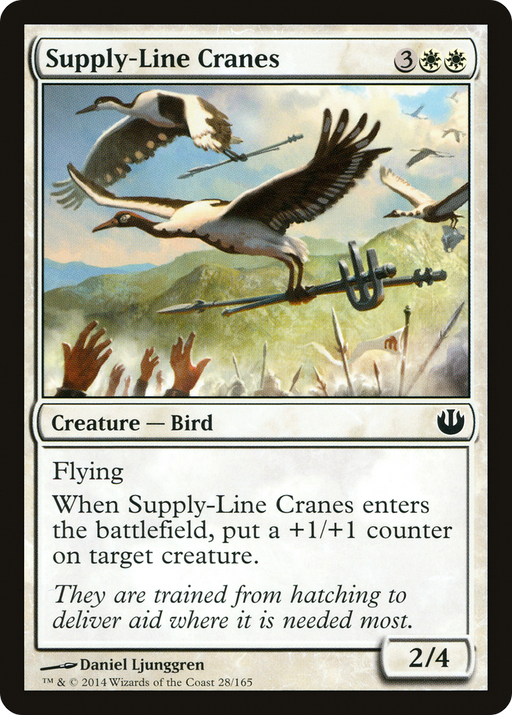 Supply-Line Cranes (JOU-028) [Journey into Nyx] Foil MTG Single Wizards of the Coast