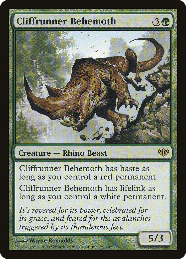 Cliffrunner Behemoth (CON-079) [Conflux] MTG Single Wizards of the Coast