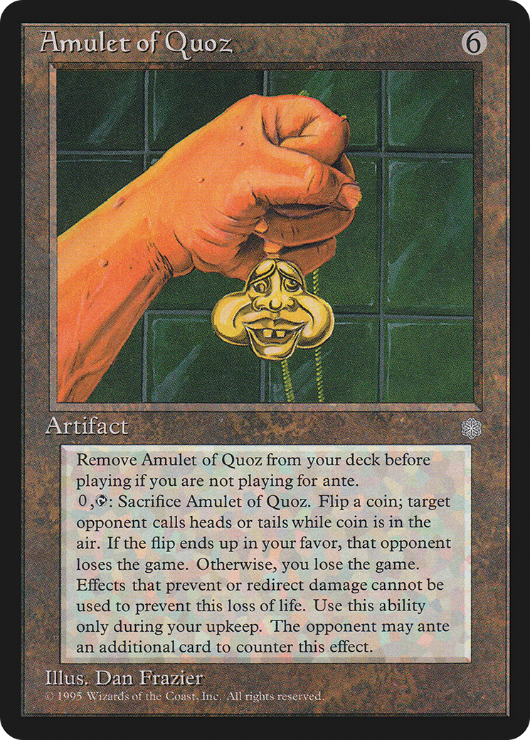 Amulet of Quoz (ICE-308) [Ice Age] MTG Single Wizards of the Coast