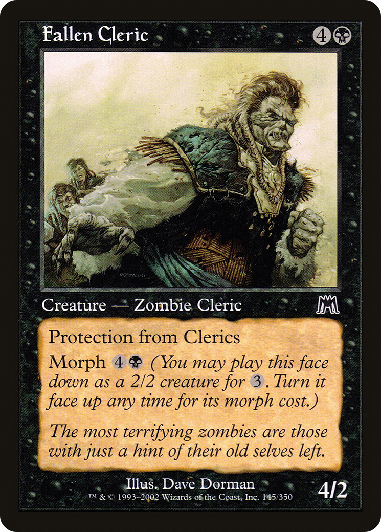 Fallen Cleric (ONS-145) [Onslaught] MTG Single Wizards of the Coast
