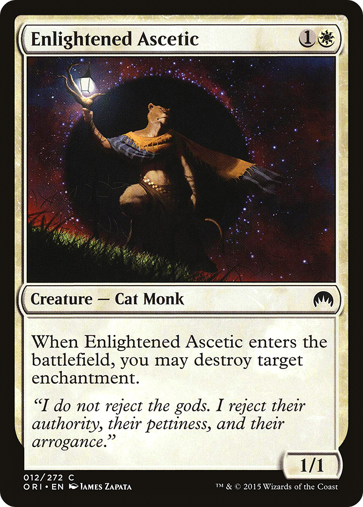 Enlightened Ascetic (ORI-012) [Magic Origins] MTG Single Wizards of the Coast