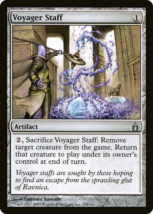 Voyager Staff (RAV-274) [Ravnica: City of Guilds] MTG Single Wizards of the Coast