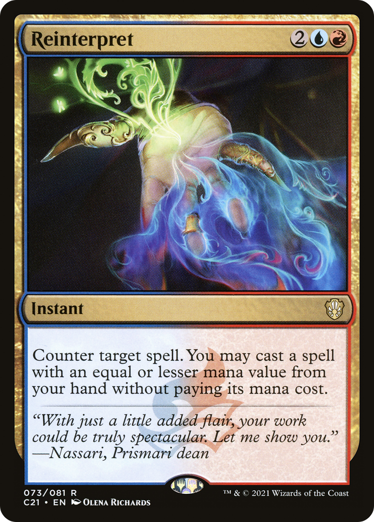 Reinterpret (C21-073) [Commander 2021] MTG Single Wizards of the Coast