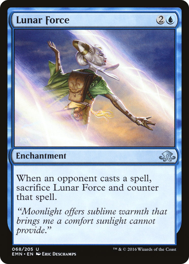 Lunar Force (EMN-068) [Eldritch Moon] Foil MTG Single Wizards of the Coast